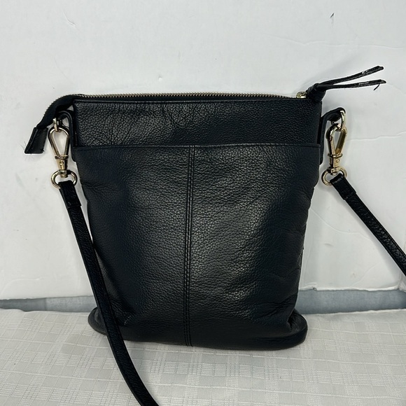 Kooba Crossbody Pebbled Textured Black Leather - Picture 3 of 9